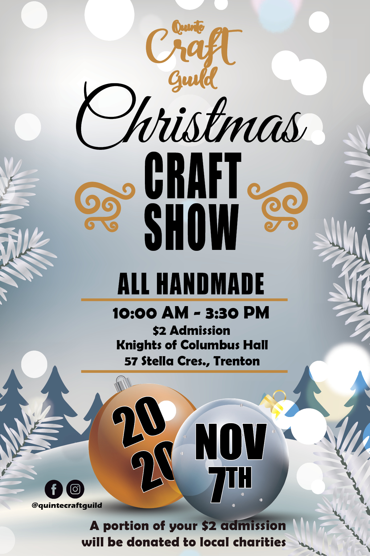 Download Cancelled Quinte Craft Guild Christmas Craft Show Watershed Magazine Yellowimages Mockups